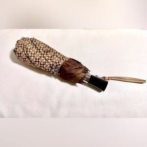 COACH Logo Print Umbrella